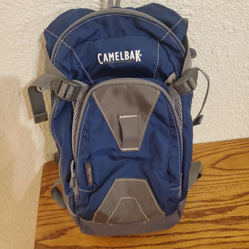 Camelbak Mini Mule Hydration Backpack H20 NO BLADDER Blue Gray
